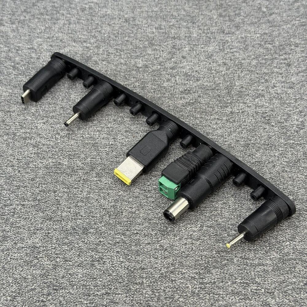 Universal DC Plugs Female to Male Power Supply Adapter Jack Connector Tips 6pc